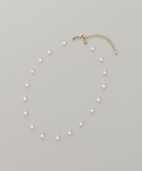 MAJESTIC LEGON(マジェスティックレゴン)の「パール×リボンモチーフ2連ネックレス(ネックレス・レディース・シルバー/ゴールド・FREE)」の12枚目の写真