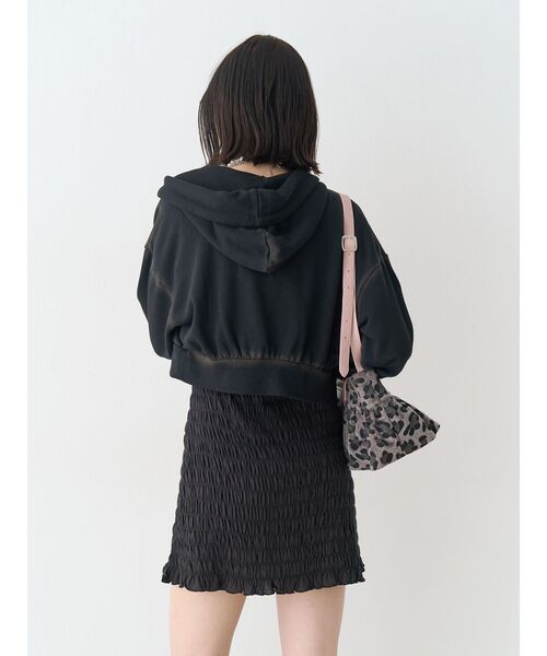 jouetie（ジュエティ）の「スタッズコンパクトジップスウェットフーディ/パーカー【セットアップ対応】（パーカー・レディース・グレー/ブラック・MEDIUM）」の21枚目の写真