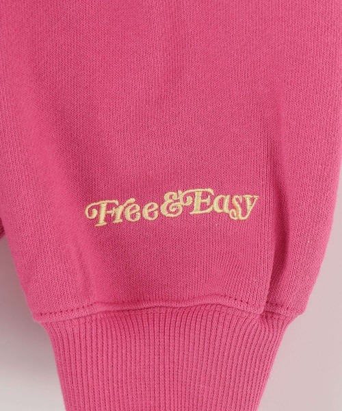 Free&Easy(フリーアンドイージー)の「【Free&Easy(フリーアンドイージー)】別注プリントスウェットプルオーバー(ユニセックス)(スウェット・レディース・オフホワイト/グリーン/ピンク・LARGE/MEDIUM)」の14枚目の写真