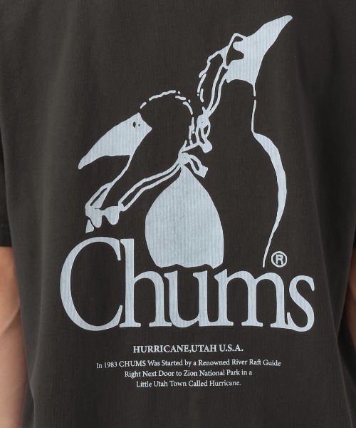 CHUMS(チャムス)の「CHUMS/チャムス ブービーバードツインズTEE Booby Bird Twins TEE(Tシャツ/カットソー・メンズ・チャコールグレー/グレー・L/M/S)」の5枚目の写真
