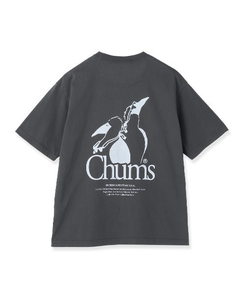 CHUMS(チャムス)の「CHUMS/チャムス ブービーバードツインズTEE Booby Bird Twins TEE(Tシャツ/カットソー・メンズ・チャコールグレー/グレー・L/M/S)」の10枚目の写真