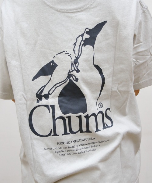 CHUMS(チャムス)の「CHUMS/チャムス ブービーバードツインズTEE Booby Bird Twins TEE(Tシャツ/カットソー・メンズ・チャコールグレー/グレー・L/M/S)」の15枚目の写真