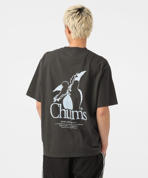 CHUMS(チャムス)の「CHUMS/チャムス ブービーバードツインズTEE Booby Bird Twins TEE(Tシャツ/カットソー・メンズ・チャコールグレー/グレー・L/M/S)」の14枚目の写真