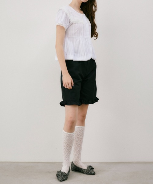 idem(イデム)の「vintage lace big collar blouse / ヴィンテージビッグカラーブラウス(シャツ/ブラウス・レディース・ホワイト・FREE)」の20枚目の写真