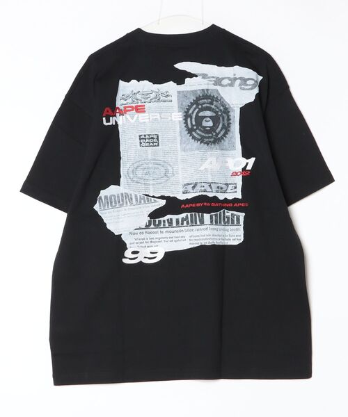 AAPE BY A BATHING APE（エーエイプバイアベイシングエイプ）の「AAPE THEME MAIN TEE（Tシャツ/カットソー・メンズ・カーキ/アイボリー/ブラック・MEDIUM/LARGE/X-LARGE/SMALL）」の13枚目の写真