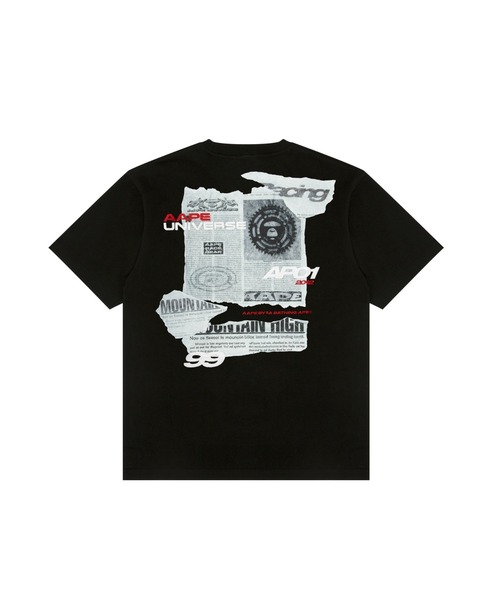 AAPE BY A BATHING APE（エーエイプバイアベイシングエイプ）の「AAPE THEME MAIN TEE（Tシャツ/カットソー・メンズ・カーキ/アイボリー/ブラック・MEDIUM/LARGE/X-LARGE/SMALL）」の4枚目の写真