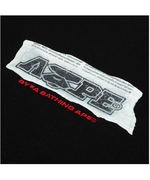 AAPE BY A BATHING APE（エーエイプバイアベイシングエイプ）の「AAPE THEME MAIN TEE（Tシャツ/カットソー・メンズ・カーキ/アイボリー/ブラック・MEDIUM/LARGE/X-LARGE/SMALL）」の5枚目の写真