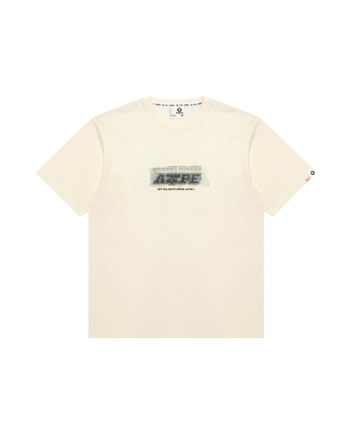 AAPE BY A BATHING APE（エーエイプバイアベイシングエイプ）の「AAPE THEME MAIN TEE（Tシャツ/カットソー・メンズ・カーキ/アイボリー/ブラック・MEDIUM/LARGE/X-LARGE/SMALL）」の7枚目の写真