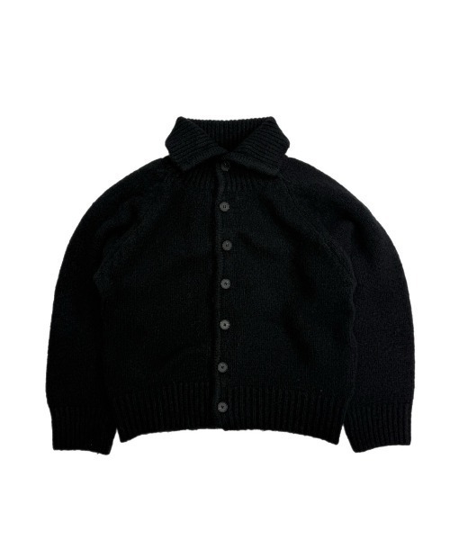 Chikashitsu +(チカシツプラス)の「【Chikashitsu +】high neck wool knit cardigan / 【チカシツプラス】ハイネックウールニットカーディガン(カーディガン/ボレロ・メンズ・ブラック/ブラウン/グレー・ONE SIZE)」の12枚目の写真