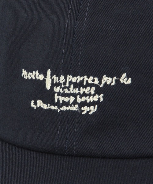 A part by（アパートバイ）の「【セレクト】LY_LetterCap（キャップ・レディース・ベージュ/ネイビー・FREE）」の7枚目の写真