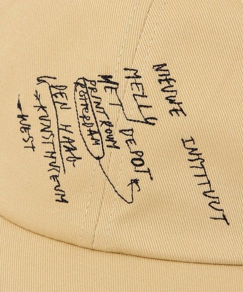 A part by（アパートバイ）の「【セレクト】LY_LetterCap（キャップ・レディース・ベージュ/ネイビー・FREE）」の11枚目の写真