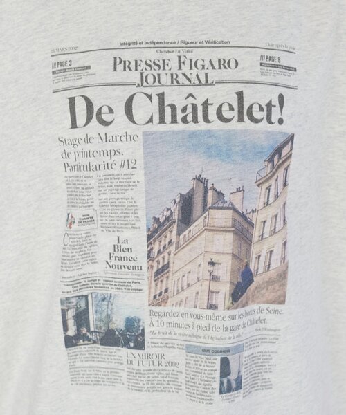 DISCOAT（ディスコート）の「【Enlude】アソートローカルペーパーT《ユニセックス》（Tシャツ/カットソー・レディース・ホワイト系その他2/ライトベージュ/ホワイト系その他・FREE）」の10枚目の写真