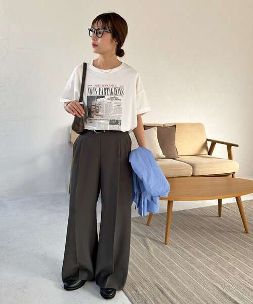 DISCOAT（ディスコート）の「【Enlude】アソートローカルペーパーT《ユニセックス》（Tシャツ/カットソー・レディース・ホワイト系その他2/ライトベージュ/ホワイト系その他・FREE）」の15枚目の写真