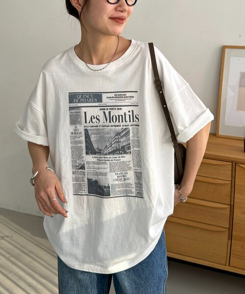 DISCOAT(ディスコート)の「【Enlude】アソートローカルペーパーTシャツ《ユニセックス》(Tシャツ/カットソー・レディース・ホワイト系その他2/ライトベージュ/ホワイト系その他・FREE)」の13枚目の写真