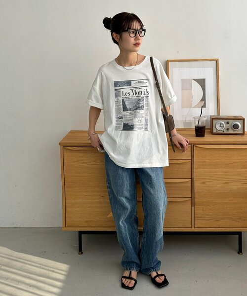 DISCOAT(ディスコート)の「【Enlude】アソートローカルペーパーTシャツ《ユニセックス》(Tシャツ/カットソー・レディース・ホワイト系その他2/ライトベージュ/ホワイト系その他・FREE)」の16枚目の写真