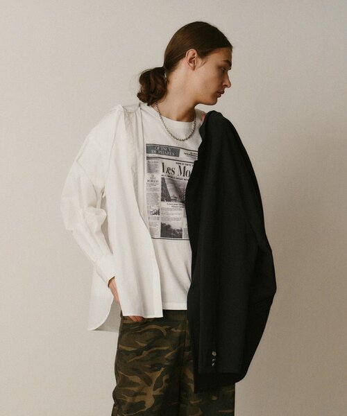 DISCOAT(ディスコート)の「【Enlude】アソートローカルペーパーTシャツ《ユニセックス》(Tシャツ/カットソー・レディース・ホワイト系その他2/ライトベージュ/ホワイト系その他・FREE)」の21枚目の写真