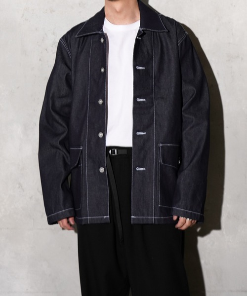 MILITARY（ミリタリー）の「MILITARY REPRODUCT / ミリタリーリプロダクト 40S U.S. ARMY DENIM WORKING JACKET デニム ワークジャケット（デニムジャケット・メンズ・インディゴブルー・MEDIUM/LARGE/X-LARGE）」の10枚目の写真