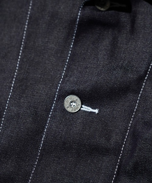 MILITARY（ミリタリー）の「MILITARY REPRODUCT / ミリタリーリプロダクト 40S U.S. ARMY DENIM WORKING JACKET デニム ワークジャケット（デニムジャケット・メンズ・インディゴブルー・MEDIUM/LARGE/X-LARGE）」の6枚目の写真