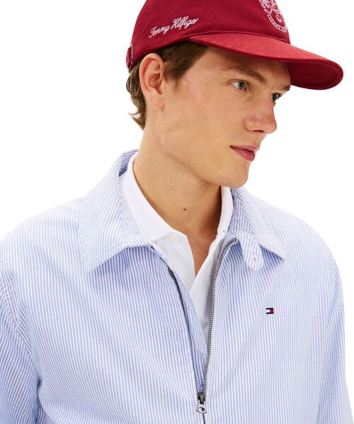 TOMMY HILFIGER(トミーヒルフィガー)の「オックスフォードジップアップアイビージャケット(テーラードジャケット・メンズ・ネイビー・MEDIUM/LARGE/X-LARGE/SMALL)」の2枚目の写真