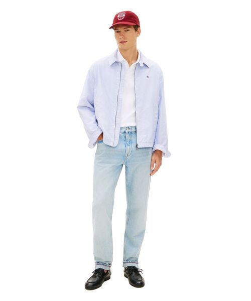 TOMMY HILFIGER(トミーヒルフィガー)の「オックスフォードジップアップアイビージャケット(テーラードジャケット・メンズ・ネイビー・MEDIUM/LARGE/X-LARGE/SMALL)」の3枚目の写真