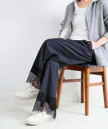 B.C STOCK | 【一部WEB限定カラーあり】手洗い可 / レースヘムパンツ(その他パンツ)