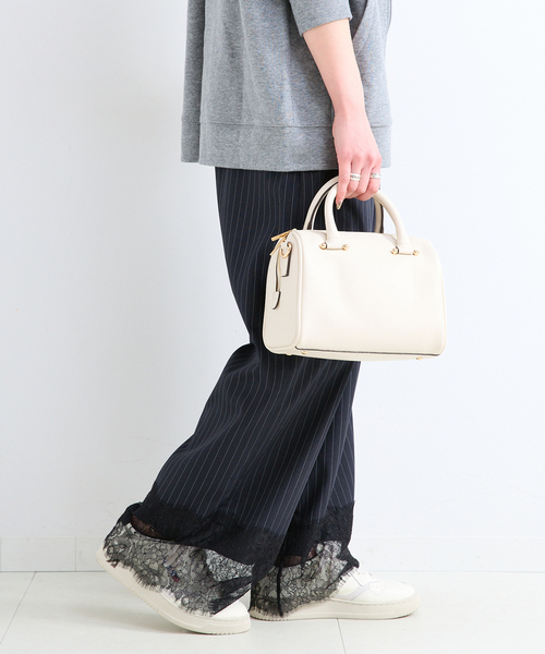 B.C STOCK(ベーセーストック)の「【一部WEB限定カラーあり】手洗い可 / レースヘムパンツ(その他パンツ・レディース・ブラック/チャコールグレー/ダークブルー・FREE)」の14枚目の写真