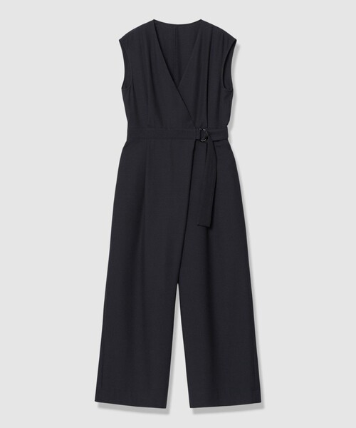 ANAYI(アナイ)の「スラブドビーオールインワン(つなぎ/オールインワン・レディース・ネイビー/ライトグレー・36/34/38)」の9枚目の写真