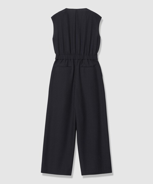 ANAYI(アナイ)の「スラブドビーオールインワン(つなぎ/オールインワン・レディース・ネイビー/ライトグレー・36/34/38)」の10枚目の写真