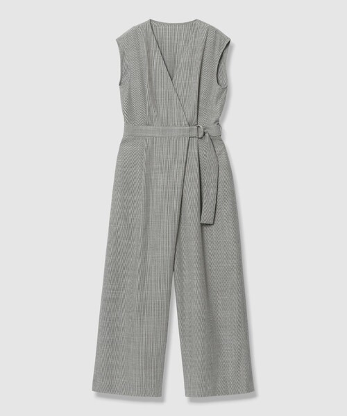 ANAYI(アナイ)の「スラブドビーオールインワン(つなぎ/オールインワン・レディース・ネイビー/ライトグレー・36/34/38)」の13枚目の写真