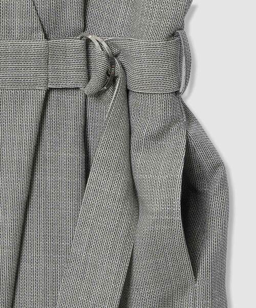 ANAYI(アナイ)の「スラブドビーオールインワン(つなぎ/オールインワン・レディース・ネイビー/ライトグレー・36/34/38)」の16枚目の写真