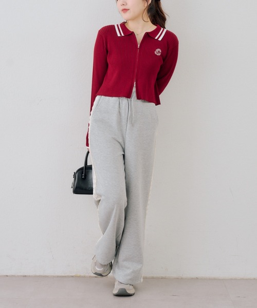 Another Branch olive des olive（アナザーブランチオリーブデオリーブ）の「【セットアップ対応】レース付スウェットパンツ（スウェットパンツ・レディース・ピンク/アイボリー/トップグレー・FREE）」の22枚目の写真