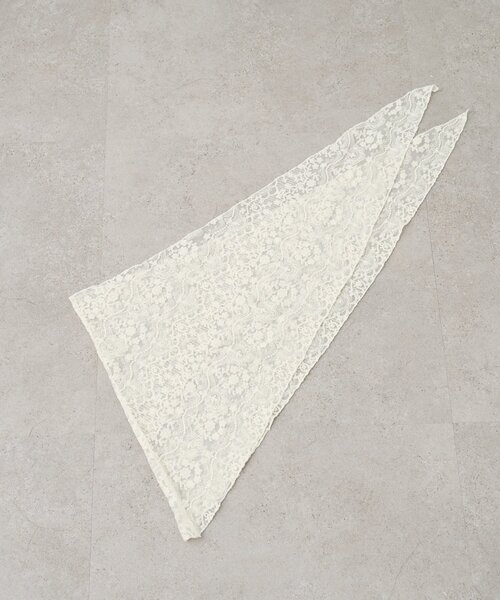 mystic（ミスティック）の「マルチレーススカーフ（マフラー・レディース・アイボリー・ONE SIZE）」の11枚目の写真