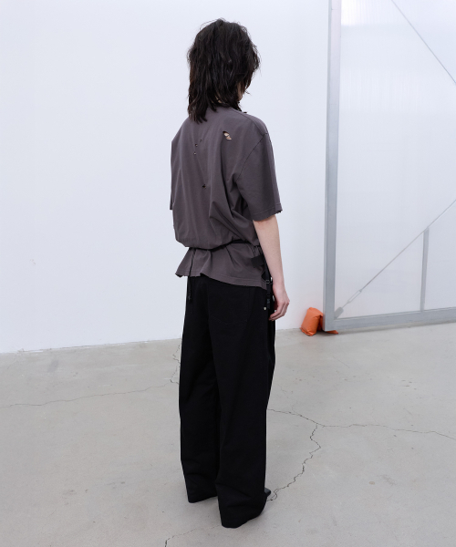 LCDC TM(エルシーディーシーティーエム)の「DISTRESSED OVERSIZED T-SHIRT (GREY)(Tシャツ/カットソー・レディース・その他・OS)」の3枚目の写真