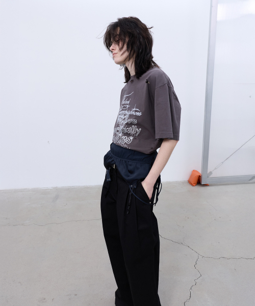 LCDC TM(エルシーディーシーティーエム)の「DISTRESSED OVERSIZED T-SHIRT (GREY)(Tシャツ/カットソー・レディース・その他・OS)」の11枚目の写真