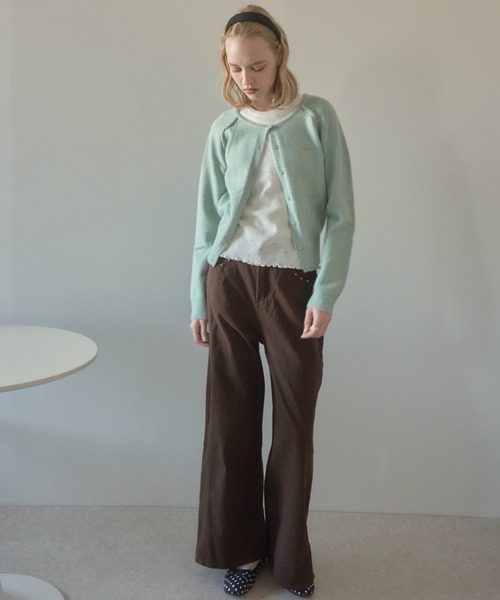 Birthday room（バースデイルーム）の「スタッズスターパンツ/Studded Star Pants（デニムパンツ・レディース・ブラウン・FREE）」の9枚目の写真