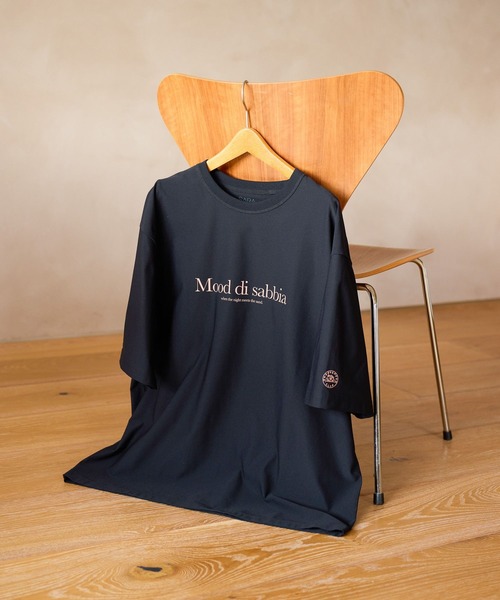 GLOBAL WORK（グローバルワーク）の「サラサラ快適DRYプリントTシャツ/636407（Tシャツ/カットソー・メンズ・ブラック/チャコールグレー/ホワイト系3/ホワイト系4/ホワイト系5/ホワイト系6・SMALL/MEDIUM/LARGE/X-LARGE）」の5枚目の写真