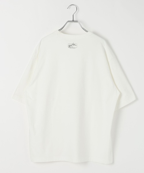 GLOBAL WORK（グローバルワーク）の「サラサラ快適DRYプリントTシャツ/636407（Tシャツ/カットソー・メンズ・ブラック/チャコールグレー/ホワイト系3/ホワイト系4/ホワイト系5/ホワイト系6・SMALL/MEDIUM/LARGE/X-LARGE）」の11枚目の写真