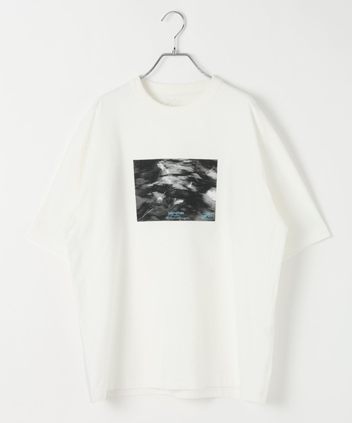 GLOBAL WORK（グローバルワーク）の「サラサラ快適DRYプリントTシャツ/636407（Tシャツ/カットソー・メンズ・ブラック/チャコールグレー/ホワイト系3/ホワイト系4/ホワイト系5/ホワイト系6・SMALL/MEDIUM/LARGE/X-LARGE）」の19枚目の写真