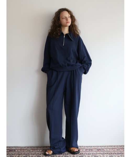 NOWNS(ナウンス)の「Louis | Sweat line pants(スウェットパンツ・レディース・グレー/ネイビー・FREE/1/2)」の4枚目の写真