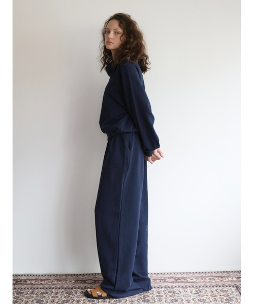 NOWNS(ナウンス)の「Louis | Sweat line pants(スウェットパンツ・レディース・グレー/ネイビー・FREE/1/2)」の5枚目の写真