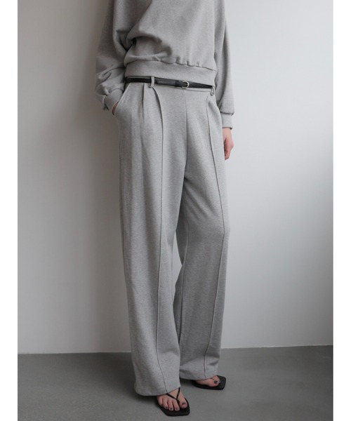 NOWNS(ナウンス)の「Louis | Sweat line pants(スウェットパンツ・レディース・グレー/ネイビー・FREE/1/2)」の15枚目の写真