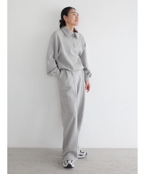 NOWNS(ナウンス)の「Louis | Sweat line pants(スウェットパンツ・レディース・グレー/ネイビー・FREE/1/2)」の16枚目の写真