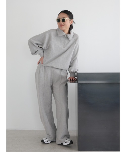 NOWNS(ナウンス)の「Louis | Sweat line pants(スウェットパンツ・レディース・グレー/ネイビー・FREE/1/2)」の12枚目の写真