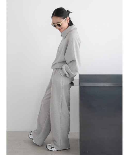 NOWNS(ナウンス)の「Louis | Sweat line pants(スウェットパンツ・レディース・グレー/ネイビー・FREE/1/2)」の14枚目の写真