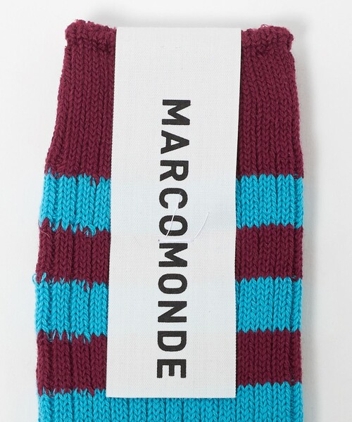 MARCOMONDE(マルコモンド)の「<MARCOMONDE>VENICE パターン ソックス(ソックス/靴下・レディース・ケリーグリーン/ワイン・FREE)」の5枚目の写真