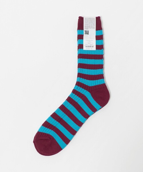 MARCOMONDE(マルコモンド)の「<MARCOMONDE>VENICE パターン ソックス(ソックス/靴下・レディース・ケリーグリーン/ワイン・FREE)」の6枚目の写真