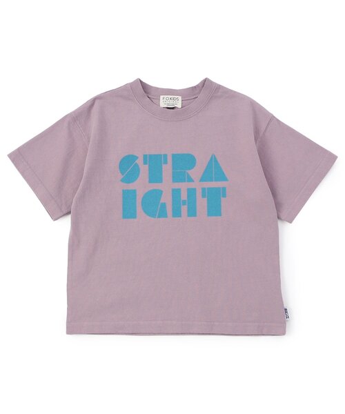 F.O.KIDS(エフオーキッズ)の「BRUH OVER DYE PRINT Tee(Tシャツ/カットソー・キッズ・チャコール/パープル/オリーブ・100/110/120/130/140/150/160)」の3枚目の写真