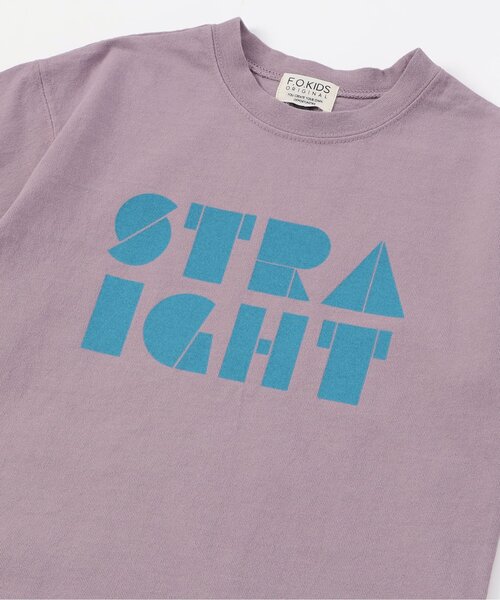 F.O.KIDS(エフオーキッズ)の「BRUH OVER DYE PRINT Tee(Tシャツ/カットソー・キッズ・チャコール/パープル/オリーブ・100/110/120/130/140/150/160)」の11枚目の写真