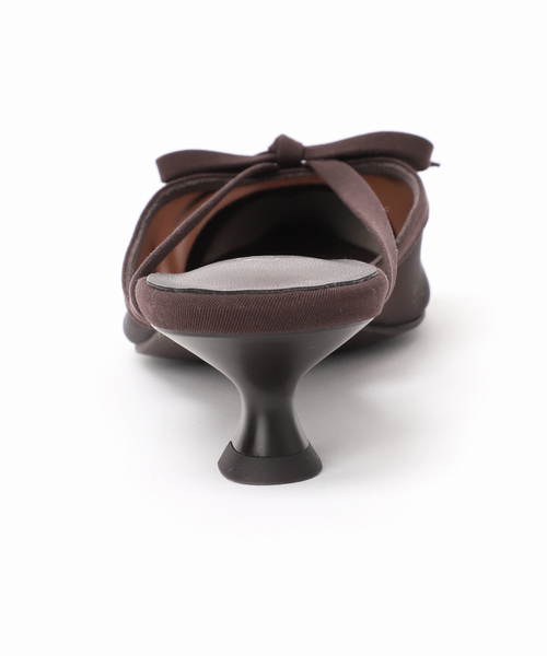 LE TALON(ルタロン)の「《追加》3.5cmシアーリボンミュール(パンプス・レディース・ブラウン/ベージュ・X-LARGE/LARGE/MEDIUM/SMALL/X-SMALL)」の5枚目の写真