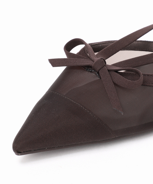 LE TALON(ルタロン)の「《追加》3.5cmシアーリボンミュール(パンプス・レディース・ブラウン/ベージュ・X-LARGE/LARGE/MEDIUM/SMALL/X-SMALL)」の22枚目の写真